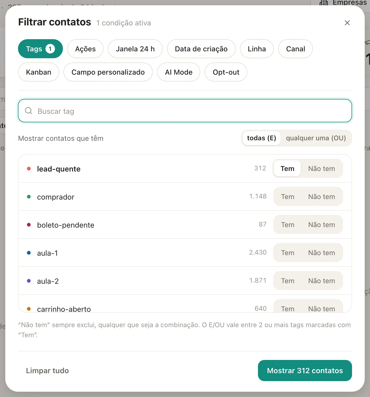 contatos-filtros