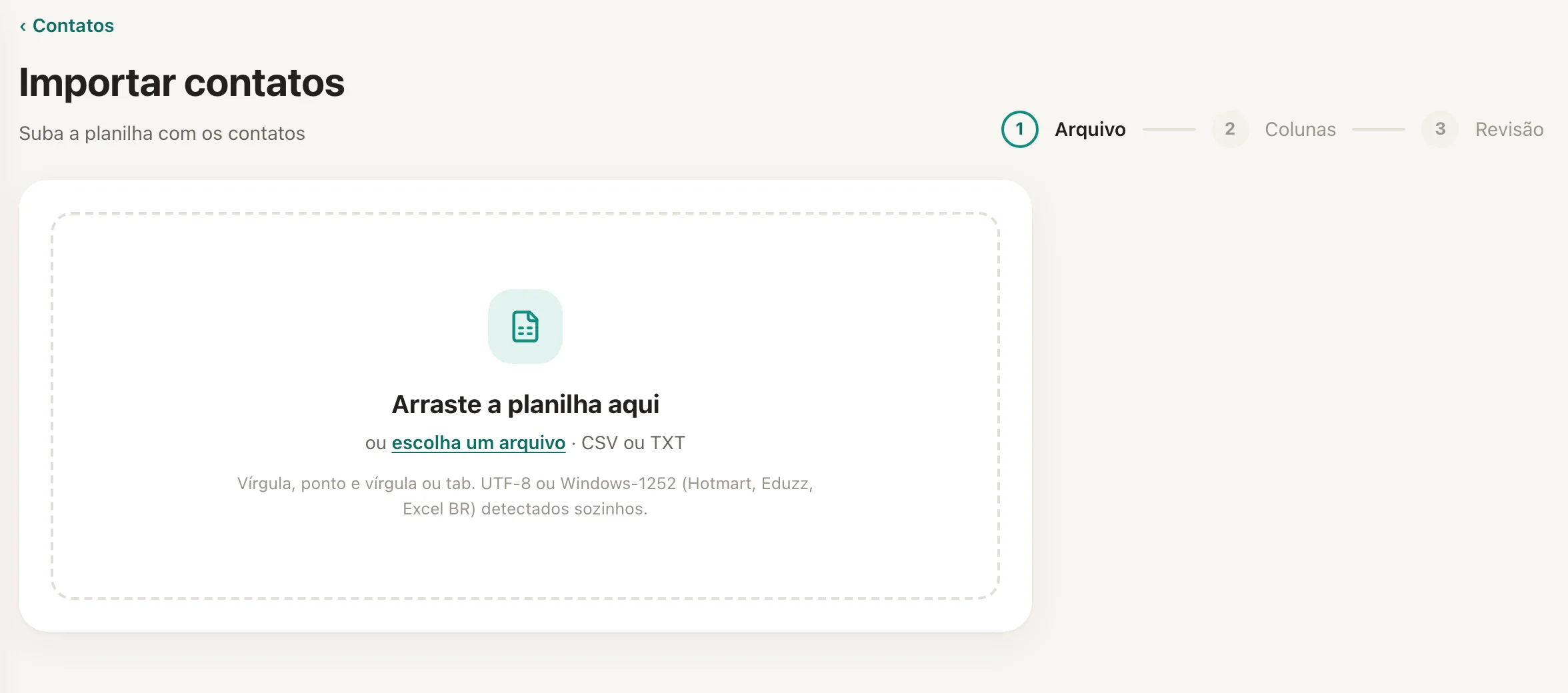 importar-arquivo